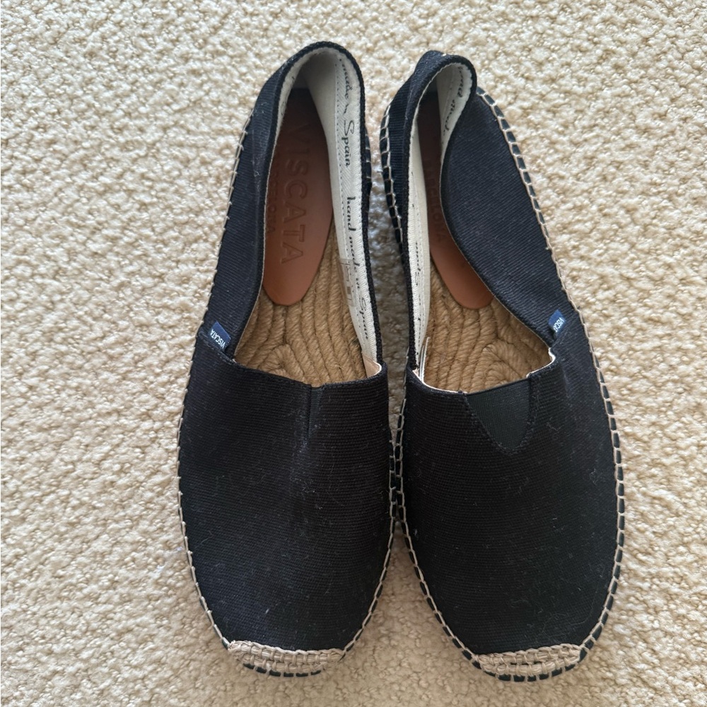 VISCATA Black Espadrilles
